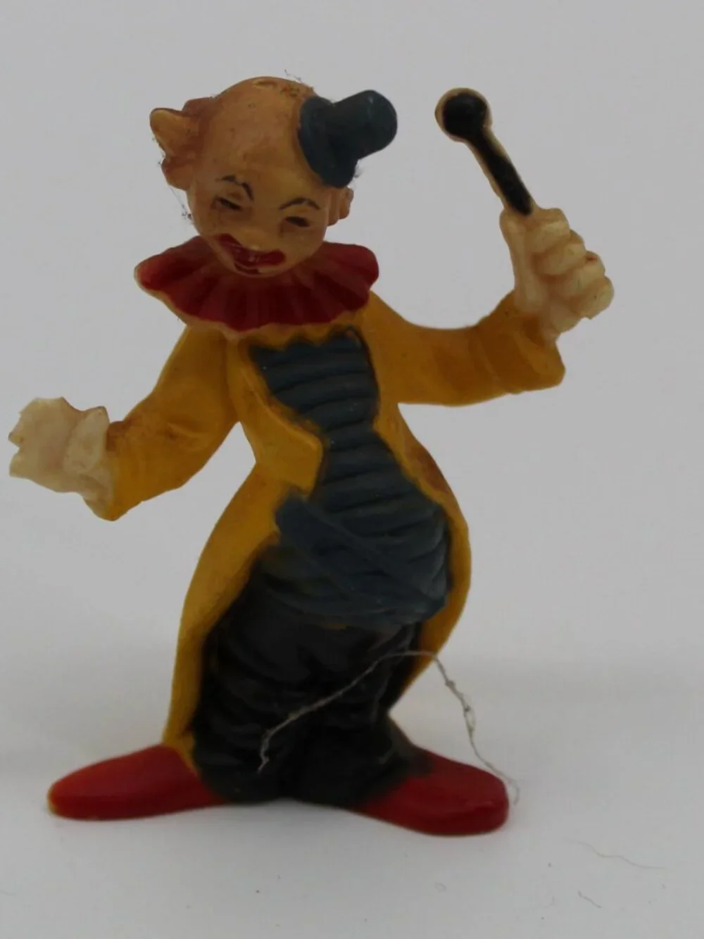 Vintage 1970s Plastic Circus Clown Figures Cake Toppers Lot of‎ 3 Novelty Fun